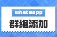 whatsapp群组自动添加